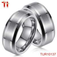 Dongguan Aohua Jewelry TUR10137 Cheapest Brush & bevels for mens silver turkey simple design engagement ring jewelry